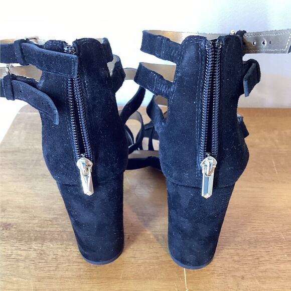 Sam Edelman Black Strappy Heels - Picture 7 of 10